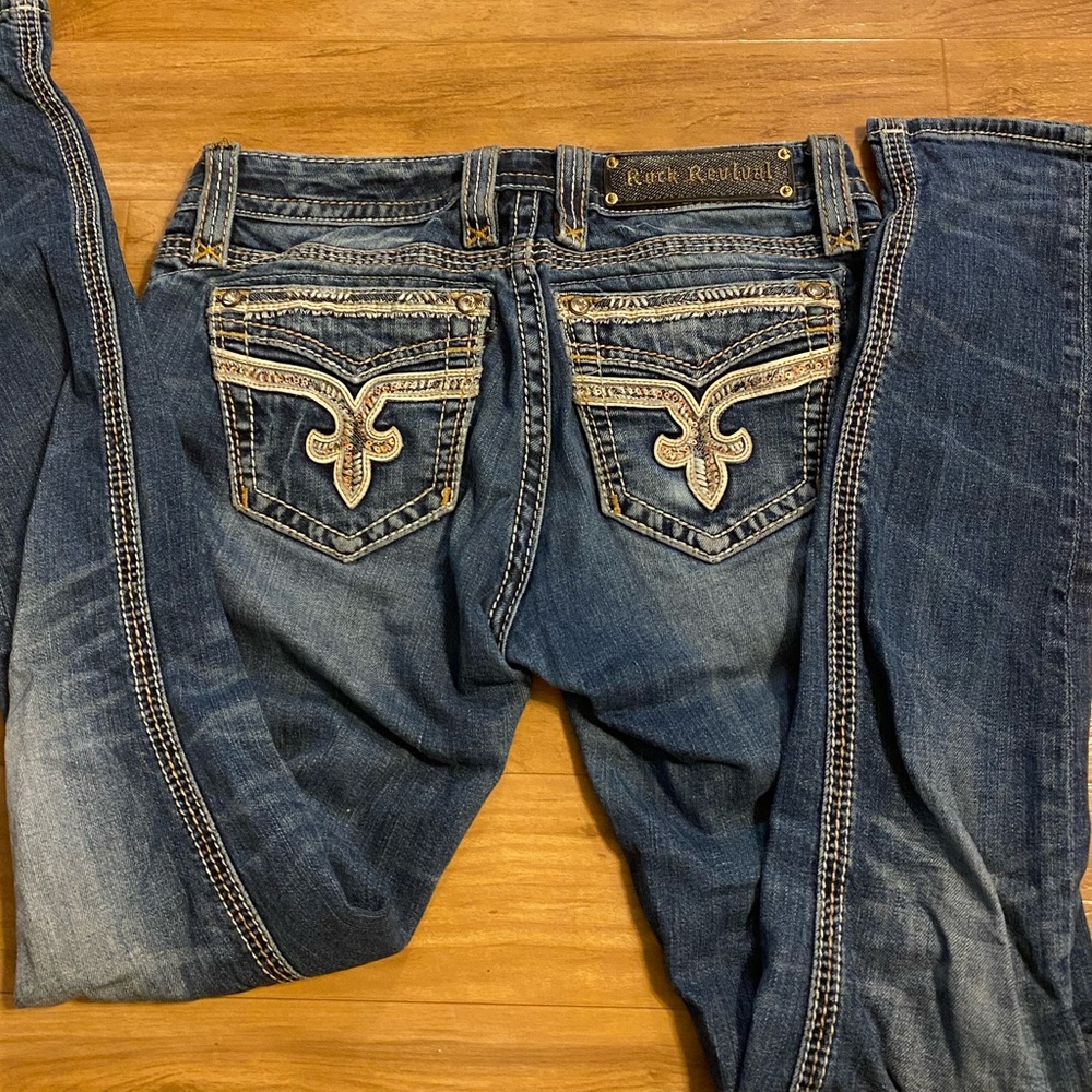 Rock revival skinny jeans